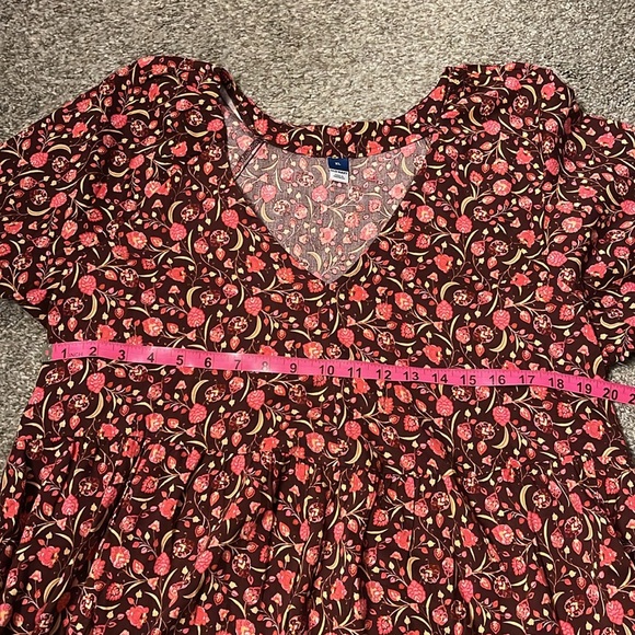 NWT, Fall Print Old Navy Dress - Picture 6 of 9